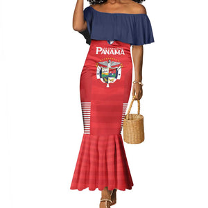 Custom Panama Football Mermaid Dress Go Los Canaleros Go