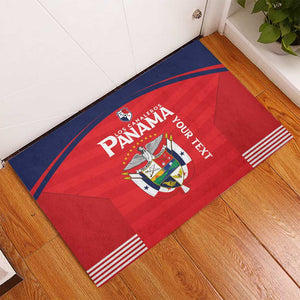 Custom Panama Football Rubber Doormat Go Los Canaleros Go