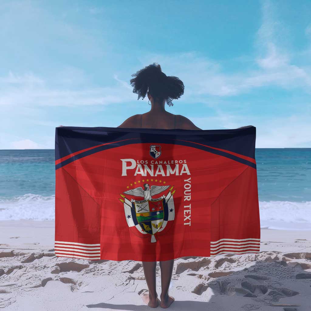 Custom Panama Football Sarong Go Los Canaleros Go