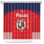 Custom Panama Football Shower Curtain Go Los Canaleros Go