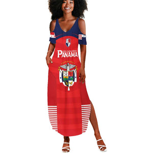 Custom Panama Football Summer Maxi Dress Go Los Canaleros Go