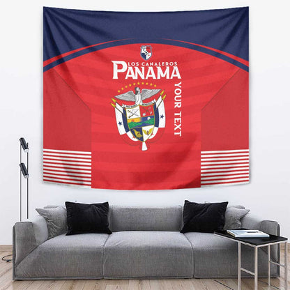 Custom Panama Football Tapestry Go Los Canaleros Go