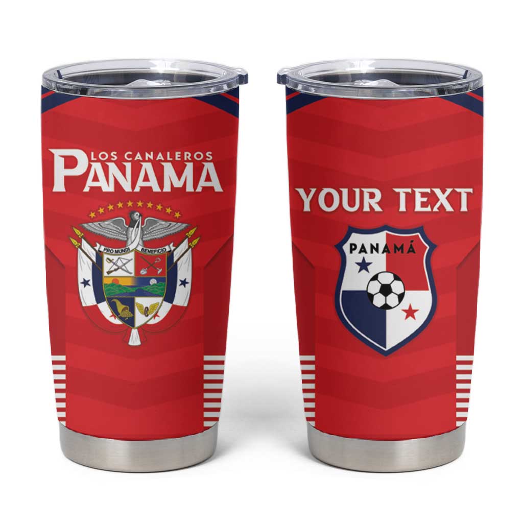 Custom Panama Football Tumbler Cup Go Los Canaleros Go