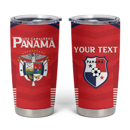 Custom Panama Football Tumbler Cup Go Los Canaleros Go