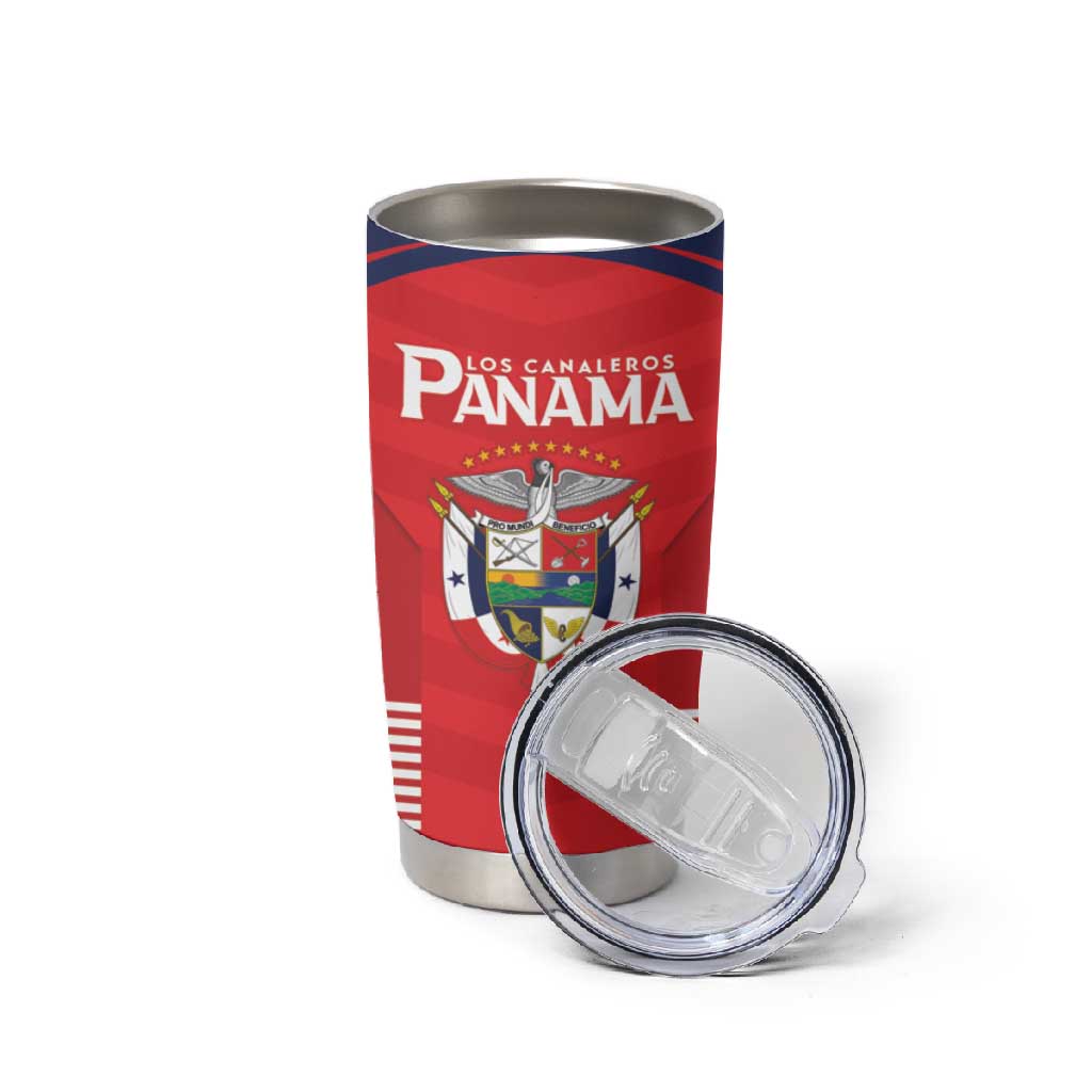 Custom Panama Football Tumbler Cup Go Los Canaleros Go
