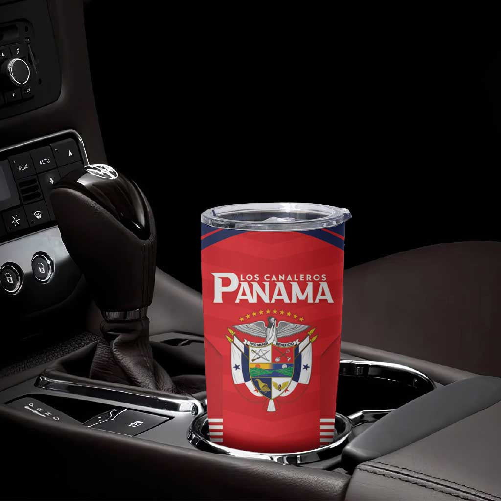 Custom Panama Football Tumbler Cup Go Los Canaleros Go