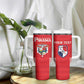 Custom Panama Football Tumbler With Handle Go Los Canaleros Go