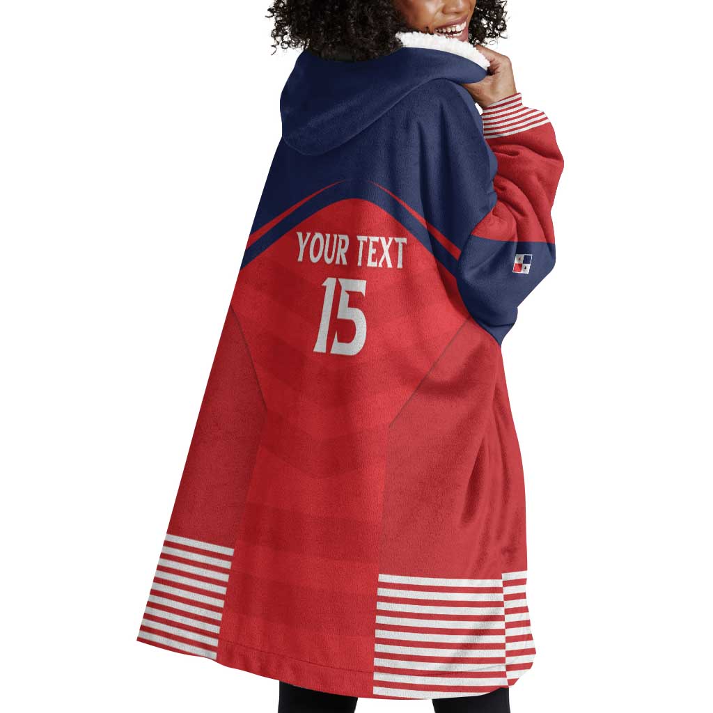 Custom Panama Football Wearable Blanket Hoodie Go Los Canaleros Go