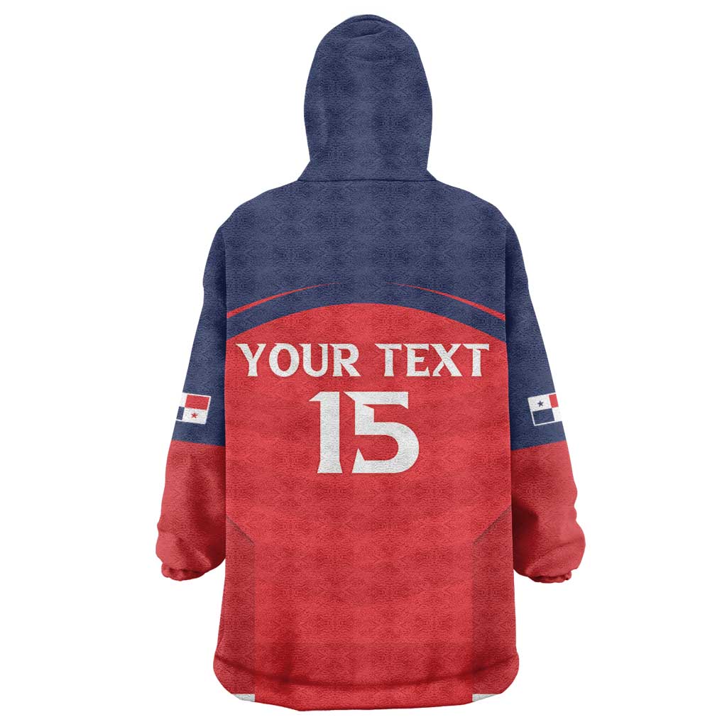 Custom Panama Football Wearable Blanket Hoodie Go Los Canaleros Go