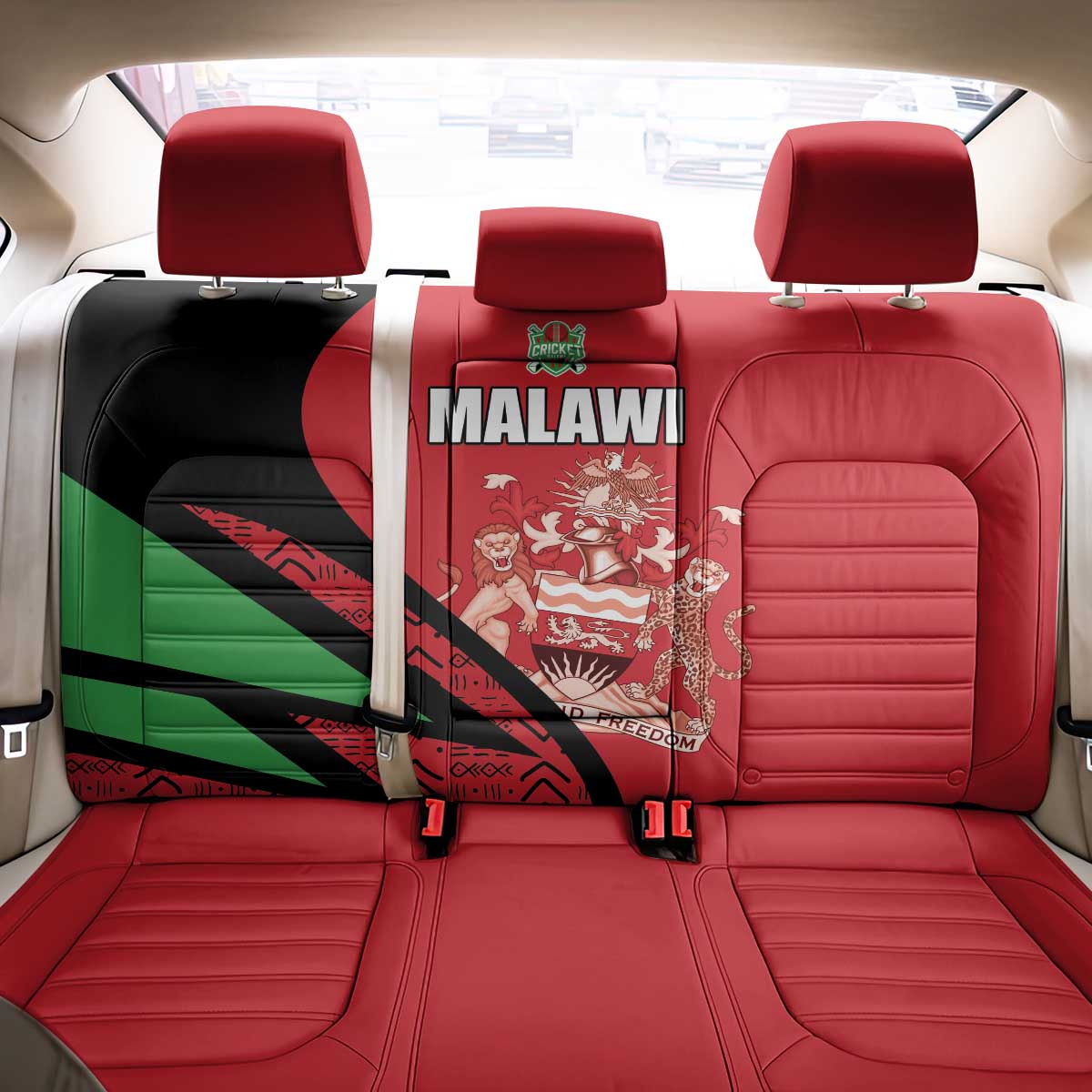 Malawi Cricket Back Car Seat Cover Go Champions Dziko la Malawi - African Pride