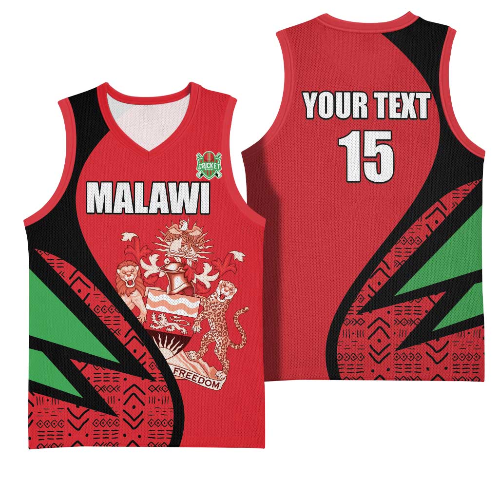 Custom Malawi Cricket Basketball Jersey Go Champions Dziko la Malawi LT15