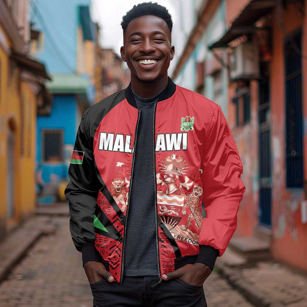 Custom Malawi Cricket Bomber Jacket Go Champions Dziko la Malawi - African Pride