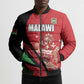 Custom Malawi Cricket Bomber Puffer Jacket Go Champions