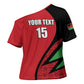 Custom Malawi Cricket Cross Shoulder Shirt Go Champions