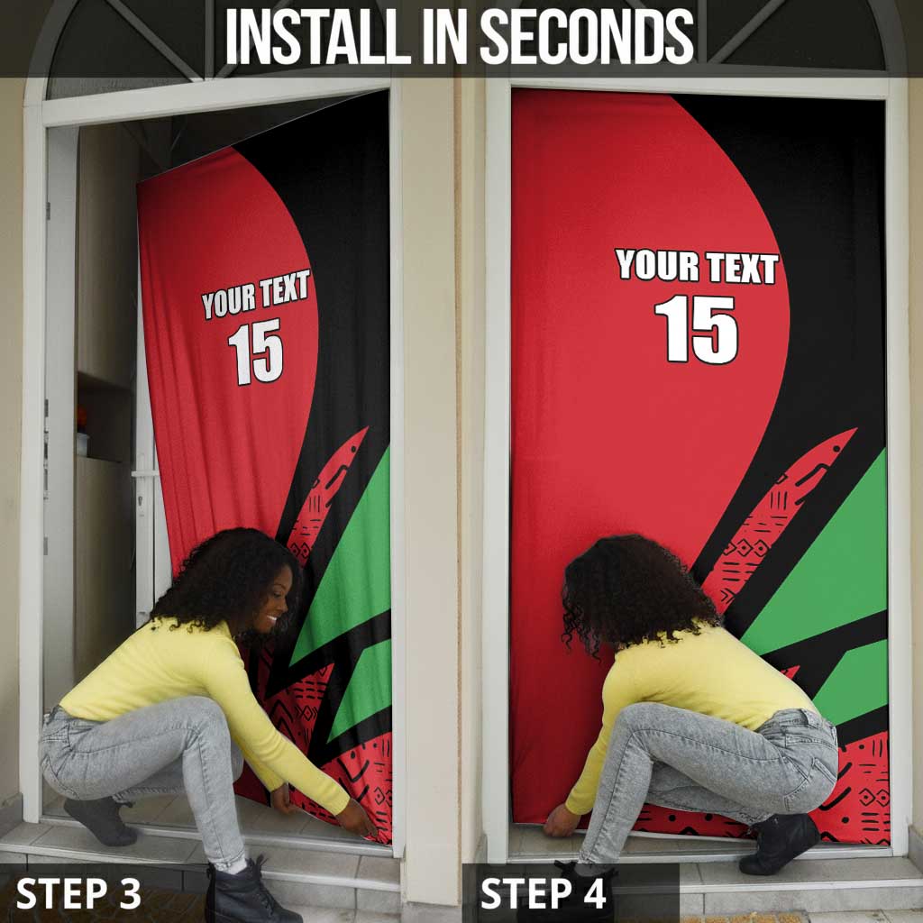 Custom Malawi Cricket Door Cover Go Champions