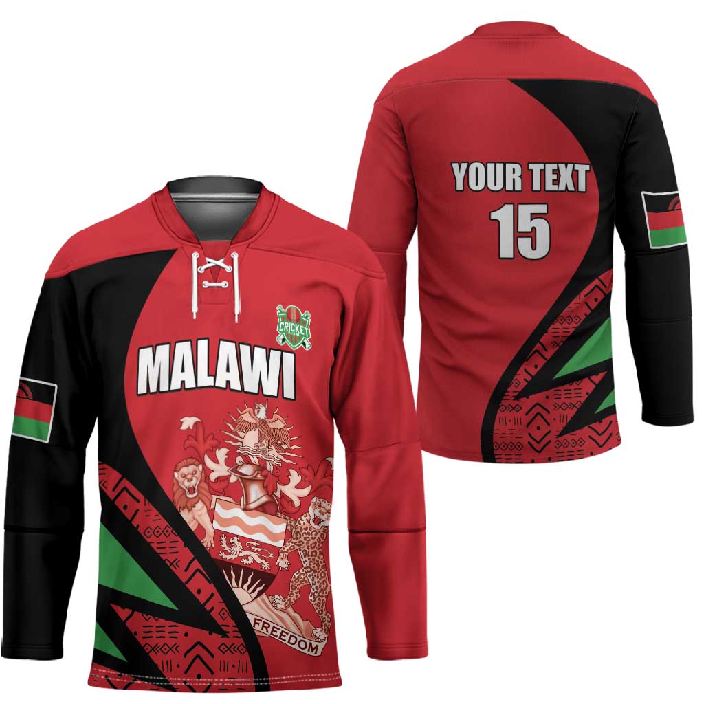 Custom Malawi Cricket Hockey Jersey Go Champions