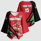 Custom Malawi Cricket Kimono Sleeve Blouse Go Champions