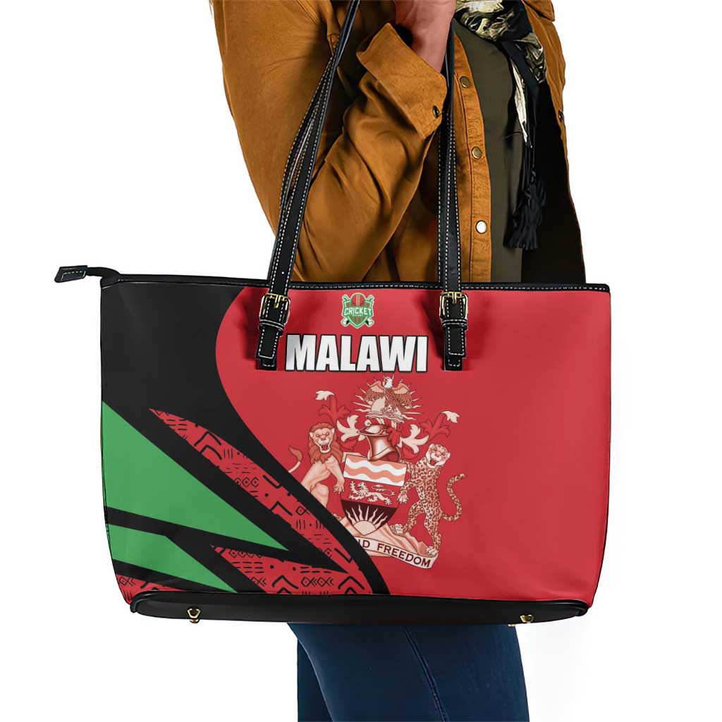 Malawi Cricket Leather Tote Bag Go Champions Dziko la Malawi - African Pride