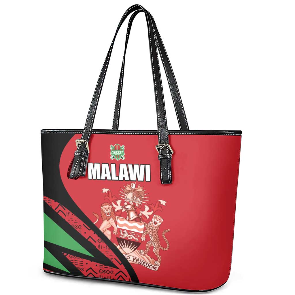 Malawi Cricket Leather Tote Bag Go Champions Dziko la Malawi - African Pride