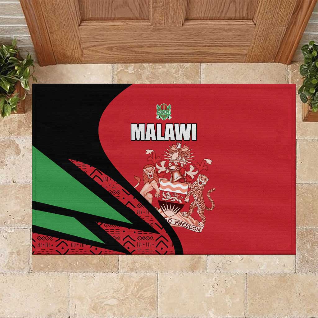Malawi Cricket Rubber Doormat Go Champions Dziko la Malawi - African Pride