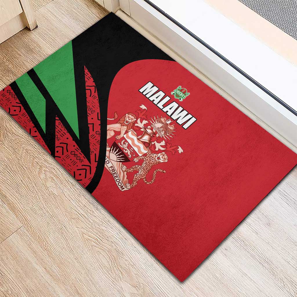 Malawi Cricket Rubber Doormat Go Champions Dziko la Malawi - African Pride