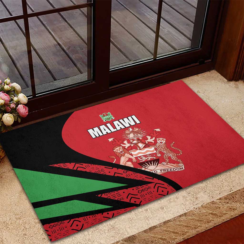 Malawi Cricket Rubber Doormat Go Champions Dziko la Malawi - African Pride