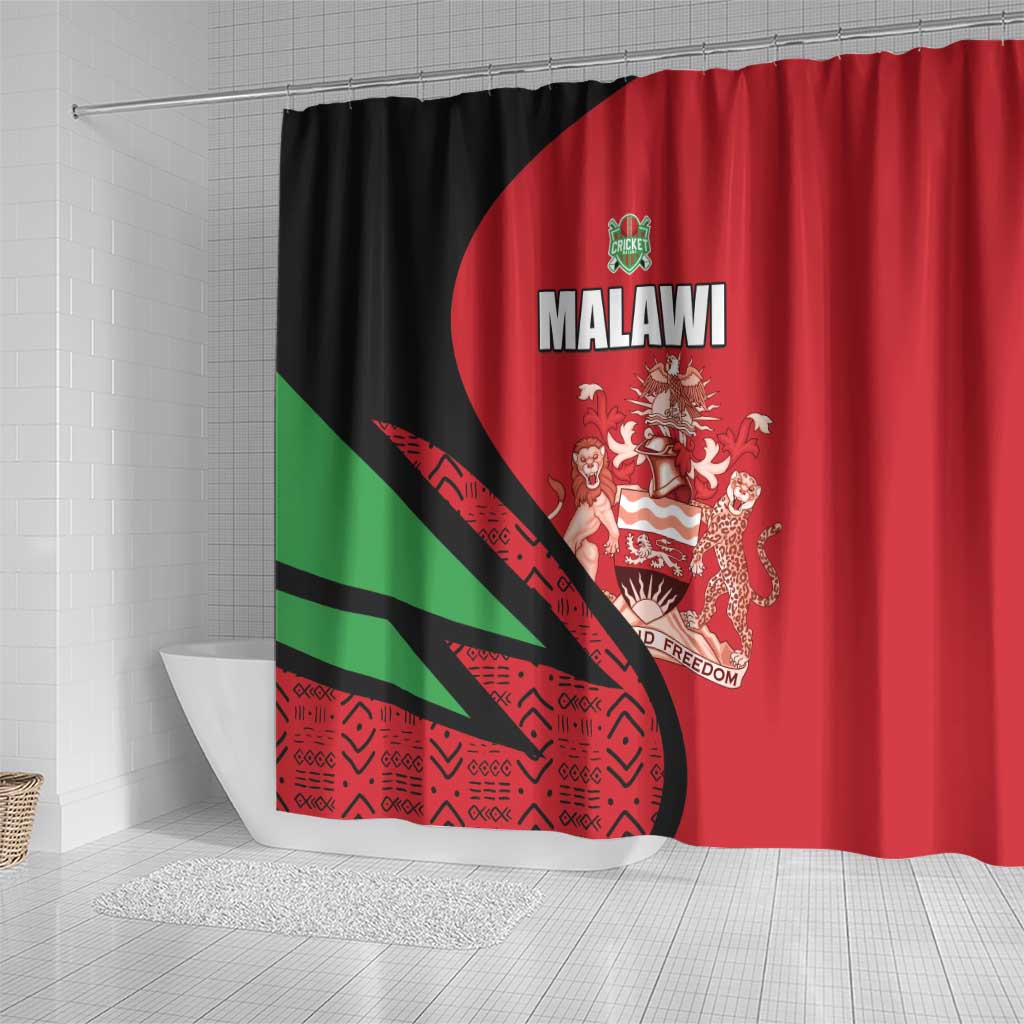 Malawi Cricket Shower Curtain Go Champions Dziko la Malawi - African Pride