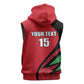Custom Malawi Cricket Sleeveless Hoodie Go Champions Dziko la Malawi - African Pride