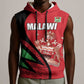 Custom Malawi Cricket Sleeveless Hoodie Go Champions Dziko la Malawi - African Pride