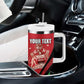 Custom Malawi Cricket Tumbler With Handle Go Champions Dziko la Malawi - African Pride