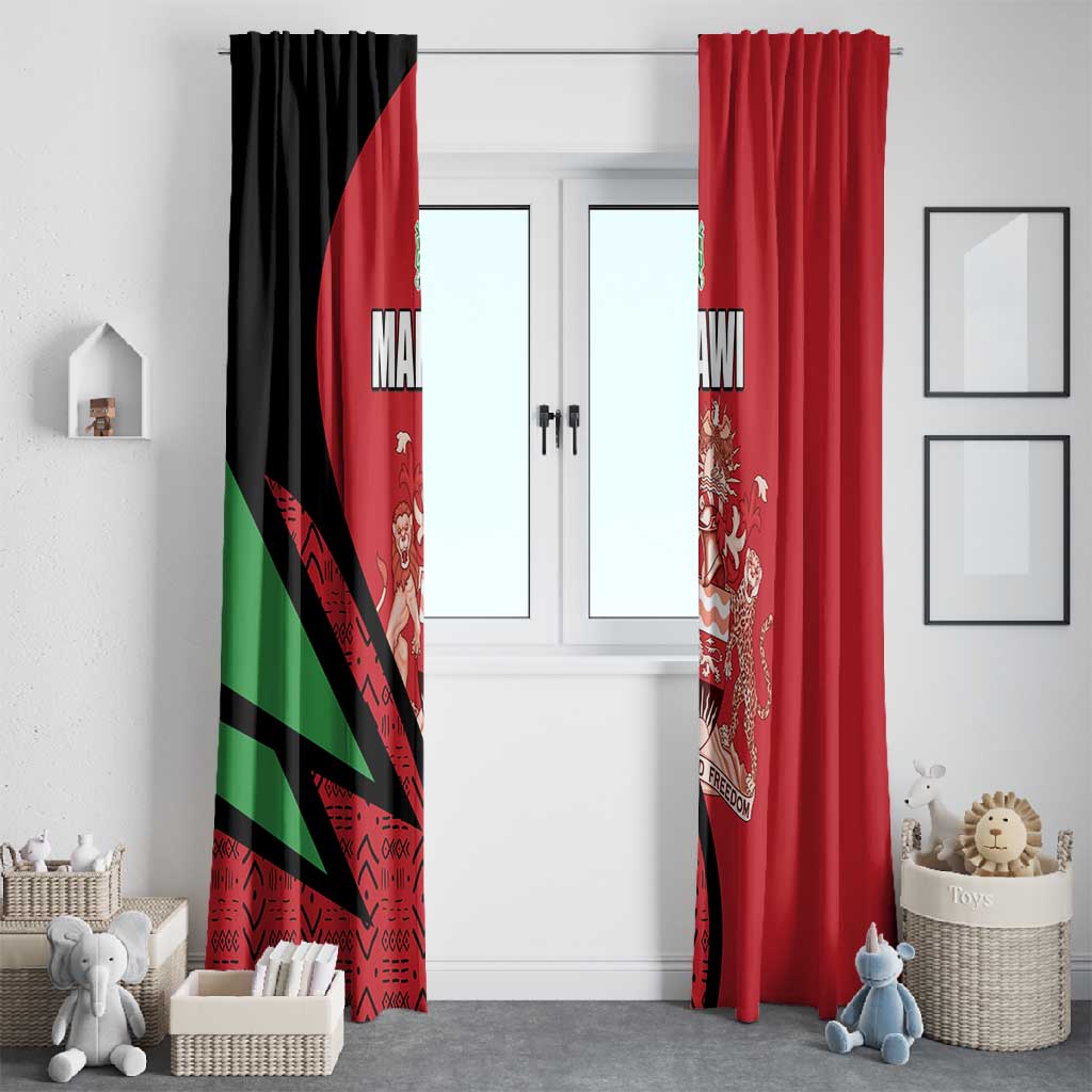 Malawi Cricket Window Curtain Go Champions Dziko la Malawi - African Pride