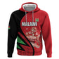 Custom Malawi Cricket Zip Hoodie Go Champions Dziko la Malawi - African Pride