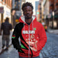 Custom Malawi Cricket Zip Hoodie Go Champions Dziko la Malawi - African Pride