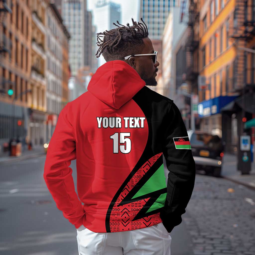 Custom Malawi Cricket Zip Hoodie Go Champions Dziko la Malawi - African Pride