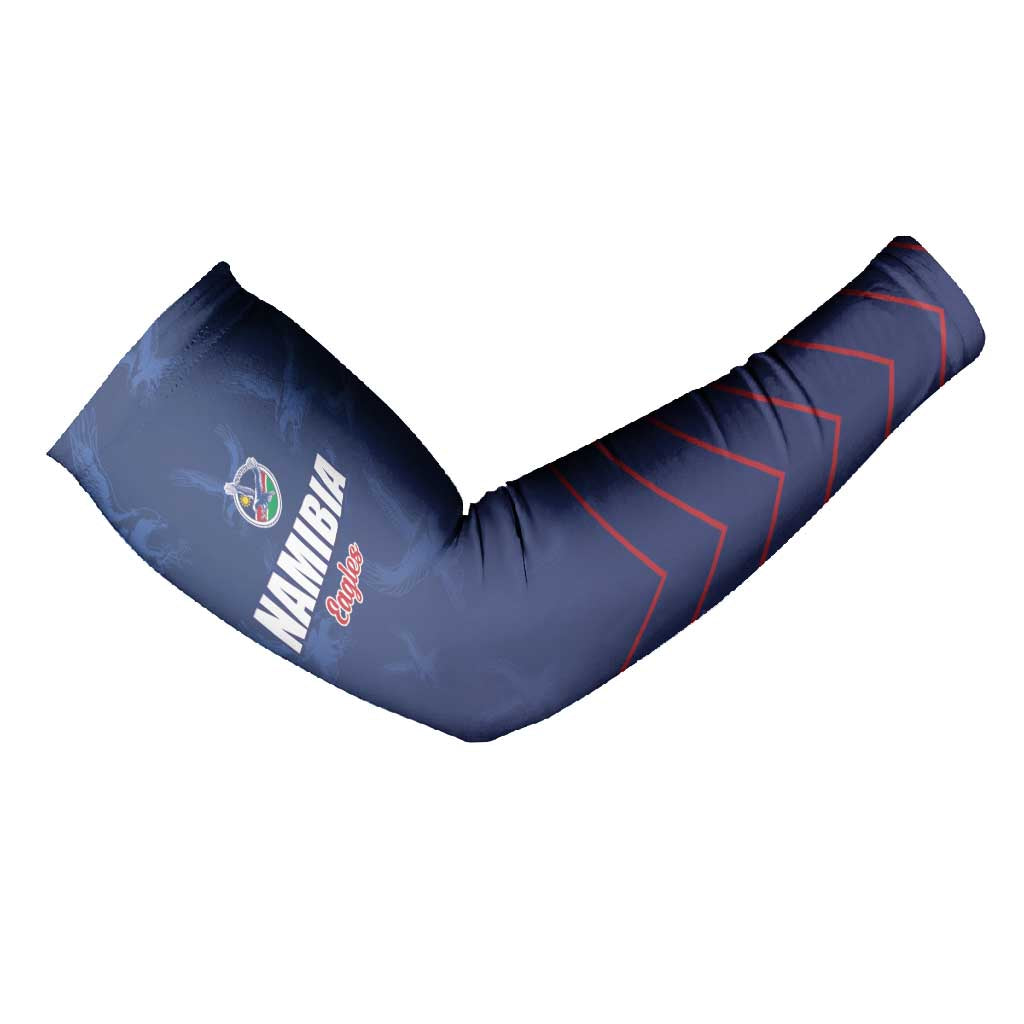 Custom Namibia Cricket Arm Sleeves Go Eagles Go