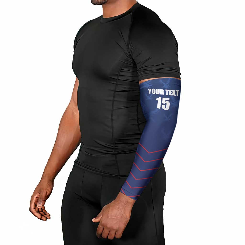 Custom Namibia Cricket Arm Sleeves Go Eagles Go