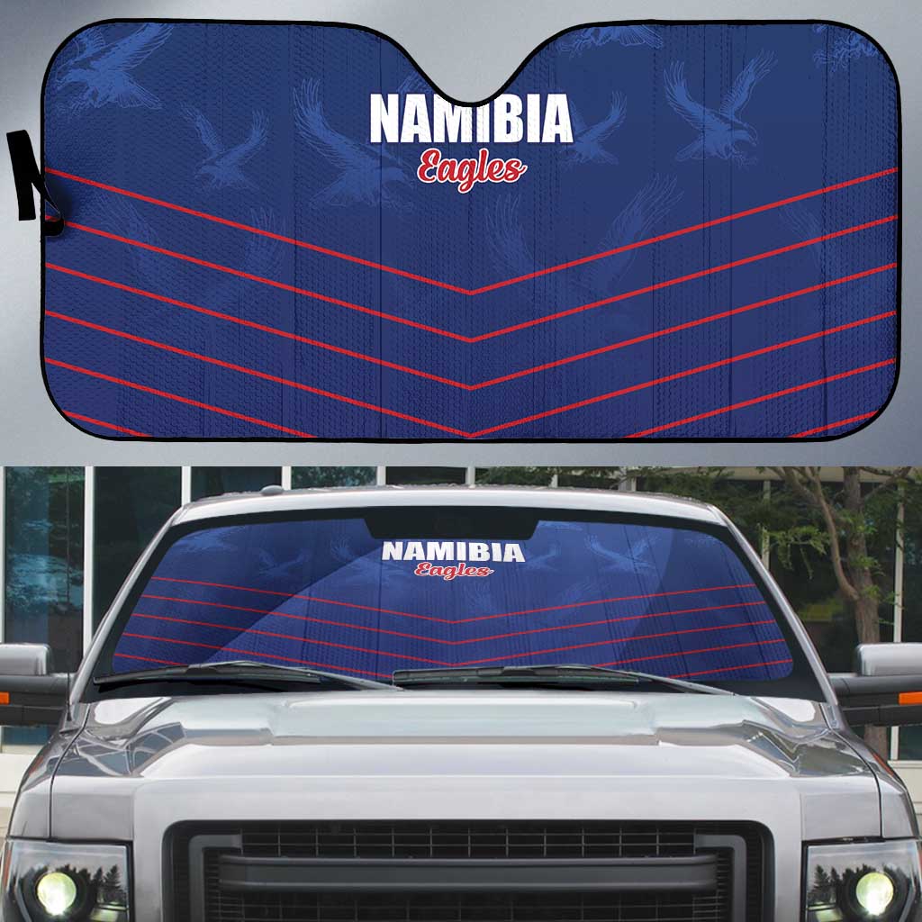 Namibia Cricket Auto Sun Shade Go Eagles Go