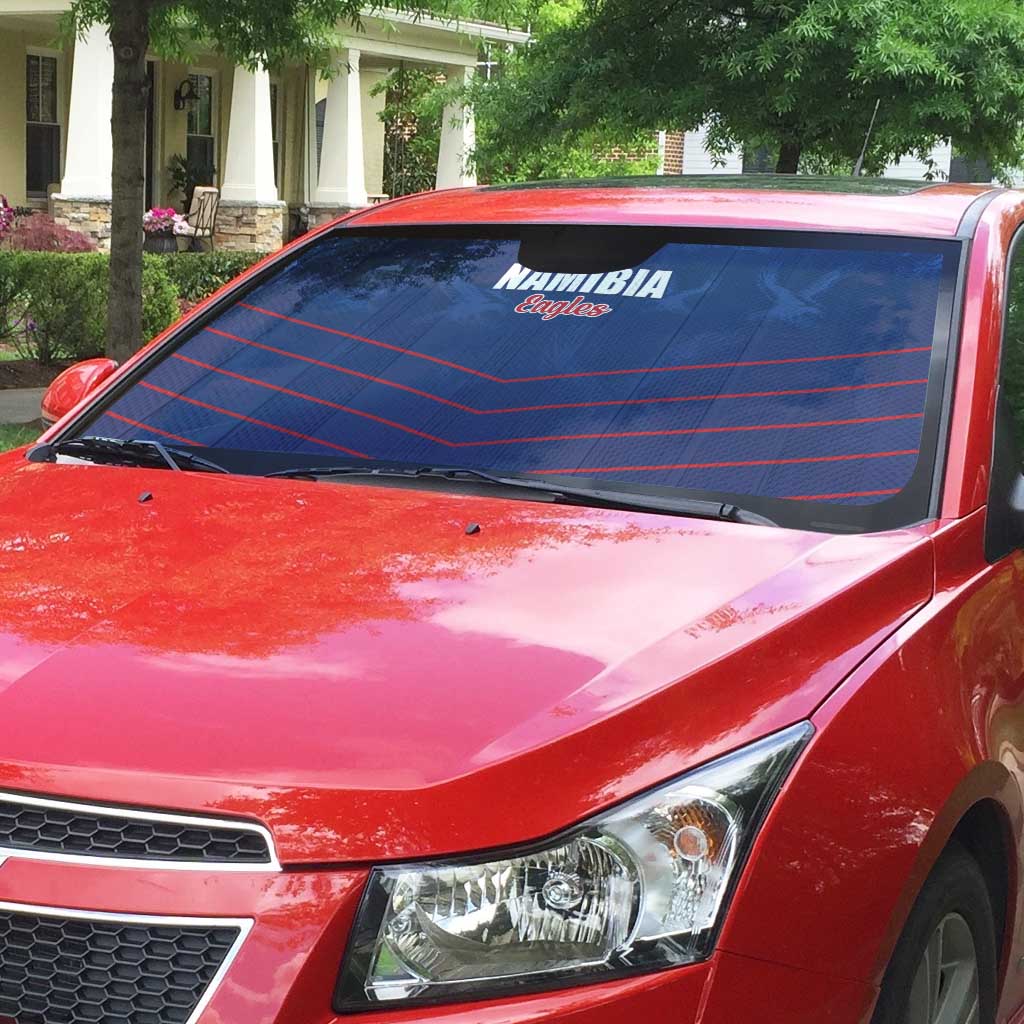 Namibia Cricket Auto Sun Shade Go Eagles Go