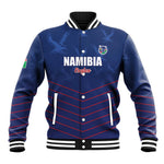 Custom Namibia Cricket Baseball Jacket Go Champions - African Pride