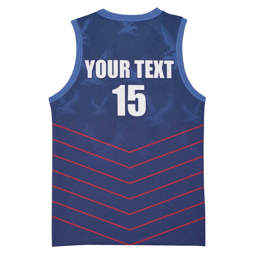 Custom Namibia Cricket Basketball Jersey Go Champions LT15