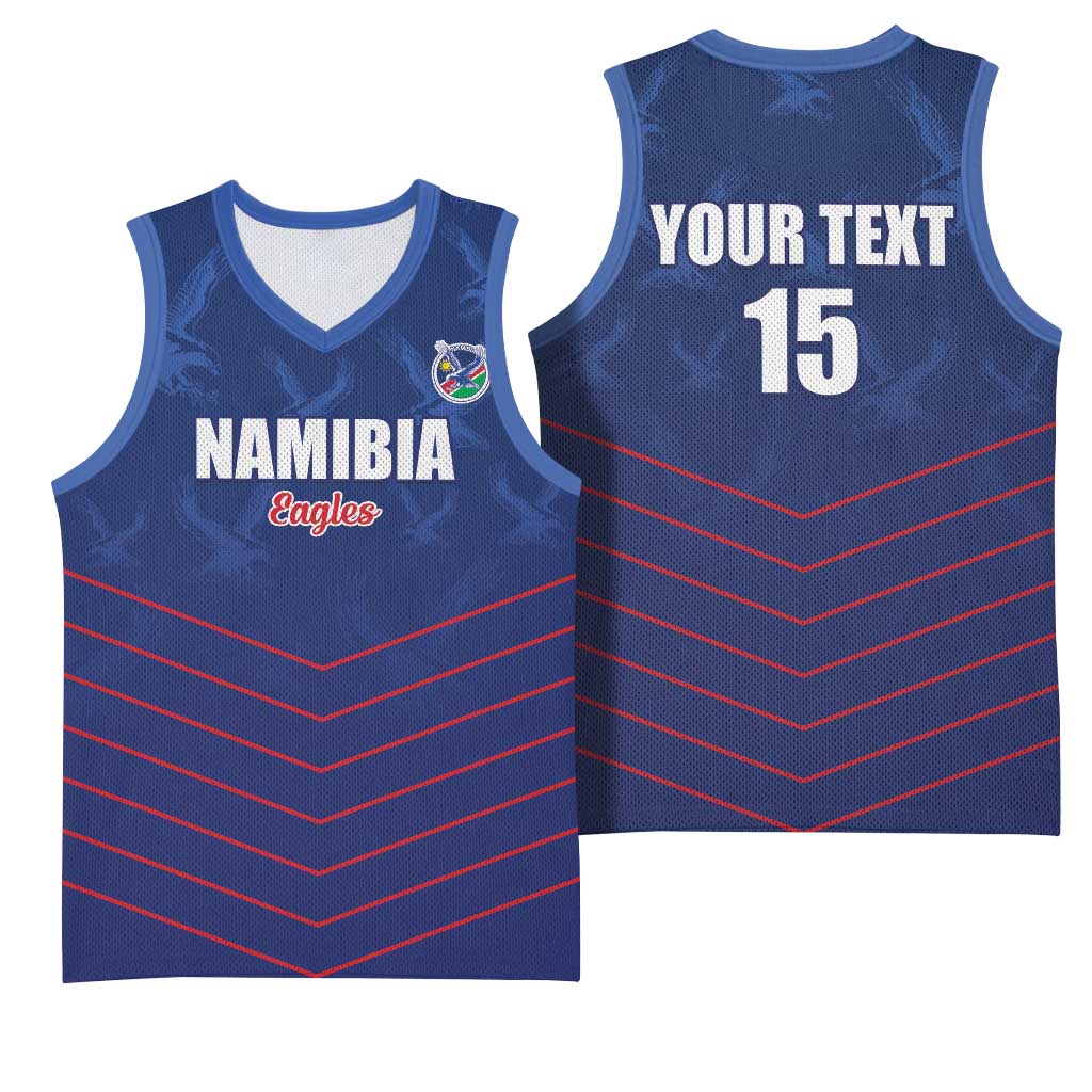 Custom Namibia Cricket Basketball Jersey Go Champions LT15