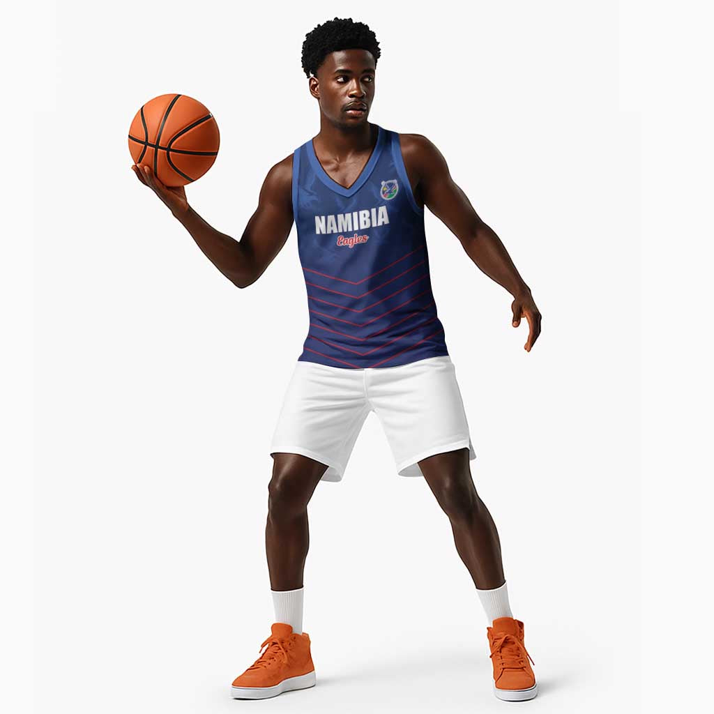 Custom Namibia Cricket Basketball Jersey Go Champions LT15
