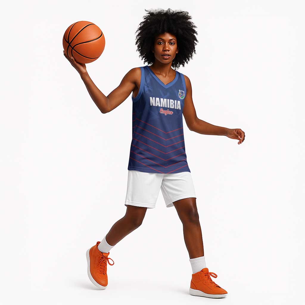 Custom Namibia Cricket Basketball Jersey Go Champions LT15