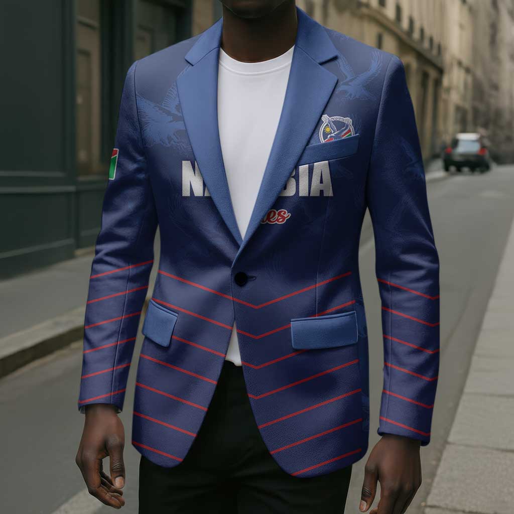 Custom Namibia Cricket Blazer Go Eagles Go