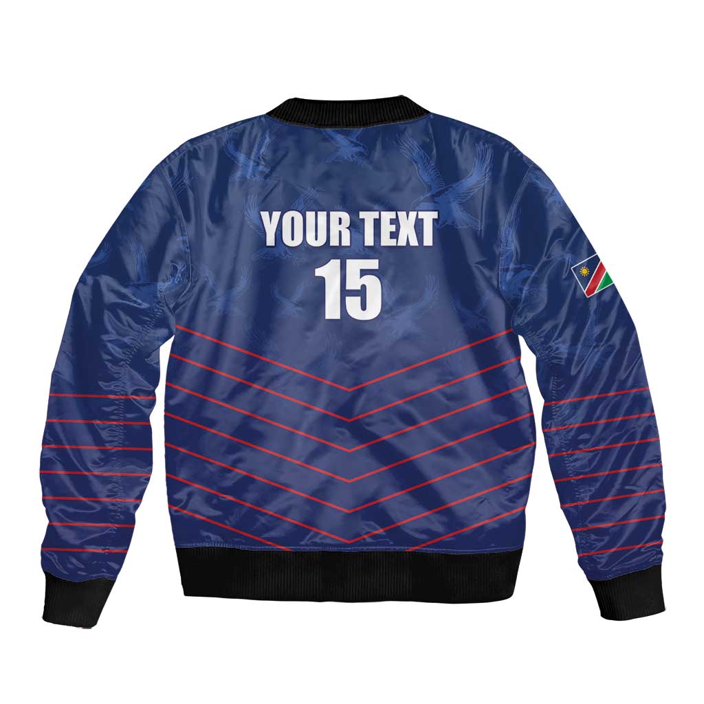 Custom Namibia Cricket Bomber Jacket Go Champions - African Pride