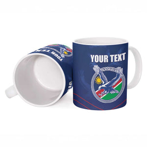 Custom Namibia Cricket Ceramic Mug Go Eagles Go