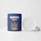 Custom Namibia Cricket Ceramic Mug Go Eagles Go
