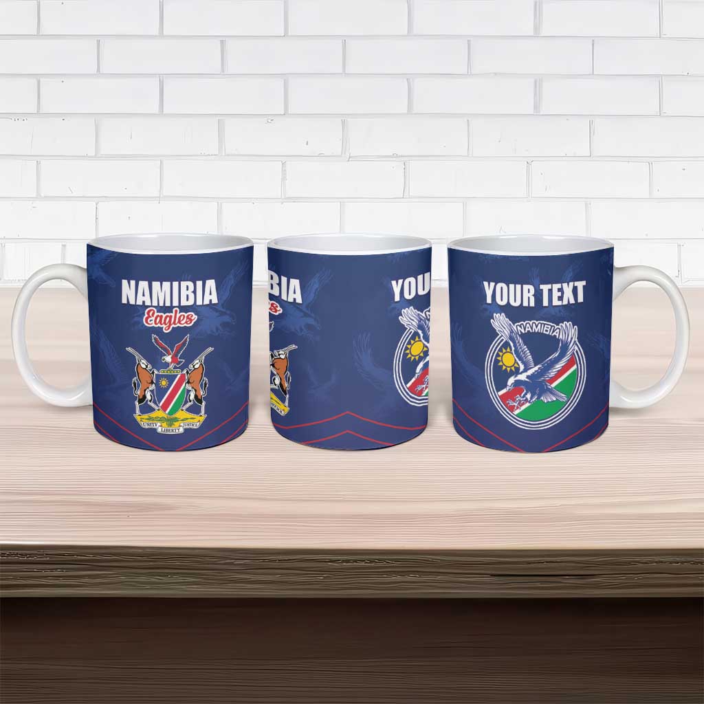 Custom Namibia Cricket Ceramic Mug Go Eagles Go