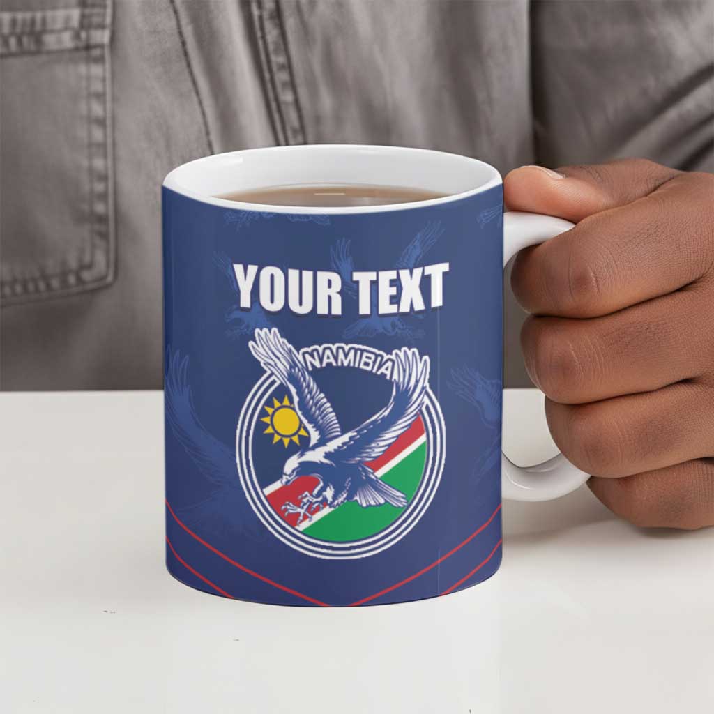 Custom Namibia Cricket Ceramic Mug Go Eagles Go