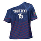 Custom Namibia Cricket Cross Shoulder Shirt Go Eagles Go